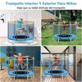 thumbnail image 4 of Trampolin Para Ninos 1.5m Seguridad Infantil Acero Forma De u, 4 of 7