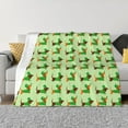 thumbnail image 1 of Balery dogs St Patrick's Day Manta de Franela con Dibujo, Lujo Ultra Suave y Cálido, Antipelusa y Resistente a las Arrugas para Cama, Sofá, Camping -50"x40", 1 of 6