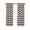 White Brown, variant on Yellow Moire Blackout Curtains, Light Blocking Print Window Curtains, Water Ripple Stripe Farmhouse Thermal Insulated Window Drapes for Living Room Kitchen Cafe 2 Panels, 104"W x 63"L