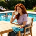 thumbnail image 4 of Leeye Large Clip On Cup Holder, Extra Wide Beverage Holder with Clamp, Heavy Duty Drink Holder for Desk Beach Chair Patio, Fits Large Tumblers Mugs Bottles, Blue, 4 of 5