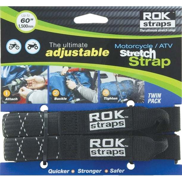 Cintas de Sujeción Rok Straps Grandes Seguras Facil De Usar Multiusos Franjas Reflejante
