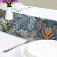 thumbnail image 4 of Yayeee Table Runner 70 inches Long Home Kitchen Dinning Party Decoration, Sea Plants Pattern, 4 of 7