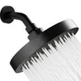 thumbnail image 5 of High Pressure Rainfall Shower Head with Arm - High Flow Rainfall Shower Head - Luxurious Modern Look - Supercharged (6" Shower Head, Matte Black), 5 of 5