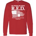 thumbnail image 3 of Inktastic On Fridays We Wear Red Long Sleeve T-Shirt, 3 of 5