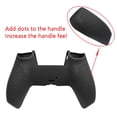 thumbnail image 4 of 2X para PS5 la Cubierta Protectora de Silicona del Controlador de Juegos para PS5 la Cubierta del Manejar Antideslizante (Negro), 4 of 6
