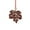 Brown, variant on DAMAI 10 Pcs Thanksgiving Felt Ornaments Fall Hanging Decoration for Tree Maple Leaf Cutouts Decor With Bells for Thanksgiving Theme Family Party Indoor Outdoor Decor