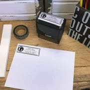 Personalized Rectangular Self-Inking Rubber Stamp - The Garrison