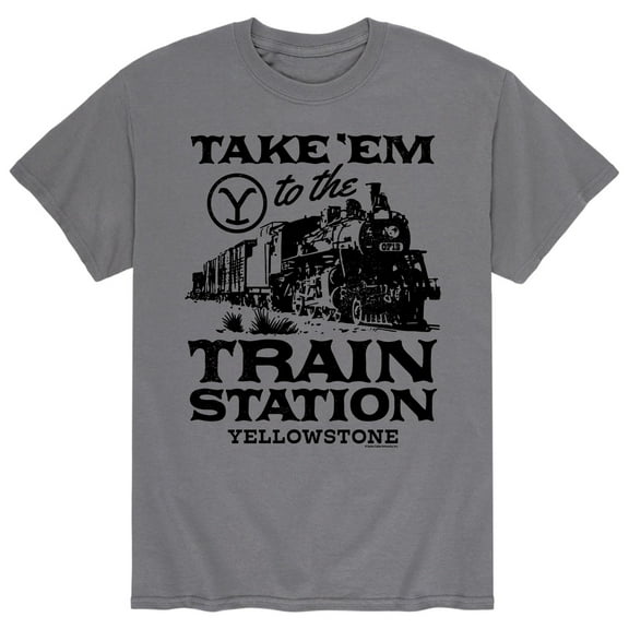 Yellowstone - Take 'Em To The Train Station - Men's Short Sleeve Graphic T-Shirt