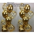 thumbnail image 1 of 15 Uds. Globos de látex de Metal cromado dorado plateado decoración de fiesta, 1 of 4