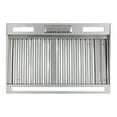 thumbnail image 6 of Akicon Range Hood 30 Inch, 600 CFM Stainless Steel Range Hood Insert with 4 Speed Control, 2-LED Lights & Nightlight, Baffle Filters, 6 of 12