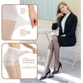thumbnail image 2 of 3 Pairs Women's Sheer Tights - 20D Control Top Pantyhose with Reinforced Toes, 2 of 5