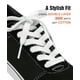 thumbnail image 2 of Cordones Handshop, anchos y planos, atléticos, 8 mm, 100 cm, blancos (2 pares), 2 of 7