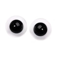 thumbnail image 1 of 2 ojos de muñeca grandes, ojos móviles (6 mm), manualidades, arte movible, fabricación con globo ocular, accesorios de Halloween, , negro EstiloB-Negro Macarena mover los ojos, 1 of 8