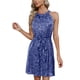thumbnail image 3 of Craaazy Women's Sparkle Sleeveless Slim Dress Gifts, 3 of 9