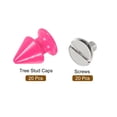 thumbnail image 3 of 20Sets Cone Spike Stud Rivet, 8x12mm Screw Back Tree Studs and Spikes for Leather Craft(Phosphor), 3 of 6