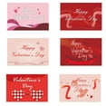 thumbnail image 2 of Dvkptbk Valentines Day 6 PCS Set Valentine's Day Greeting Card Romantic Gratitude Friendship Card Baking Flower Small Greeting Card 6X4 Inch Valentine's Day Greeting Card Valentines Day Decorations, 2 of 6