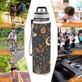 thumbnail image 7 of Sports Water Bottle 1000ML Tritan Food Grade Clear Water Bottle Fitness Outdoor Sports Bike Halloween Pink Pumpkin, 7 of 7
