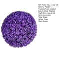 thumbnail image 7 of Hariumiu Artificial Grass Ball for Flower Pots Artificial Grass Ball Durable Fade-resistant Easy to Install Realistic Artificial Plant Ball for Garden Lawn, 7 of 7