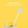 thumbnail image 3 of Decorative Dustproof Splashproof  Reusable Party Shopping Travel Camping Straw Cover Straw Covers, 3 of 8