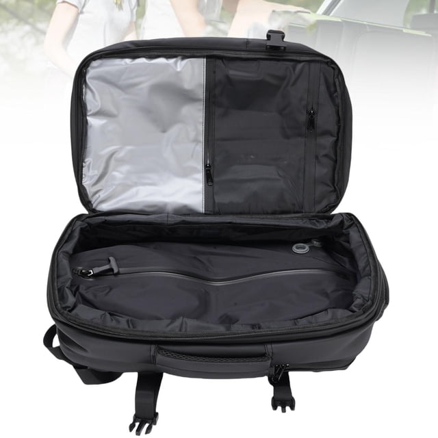 Mochila De Negocios, Correas De Hombro Ajustables Multifuncionales De 35L, Mochila De Vacío Con Apertura De 180 Grados, A Prueba De Salpicaduras Para Senderismo