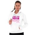 thumbnail image 3 of Breast Cancer Awareness Her in Hero Hoodie Sweatshirt Women Brisco Brands L, 3 of 6