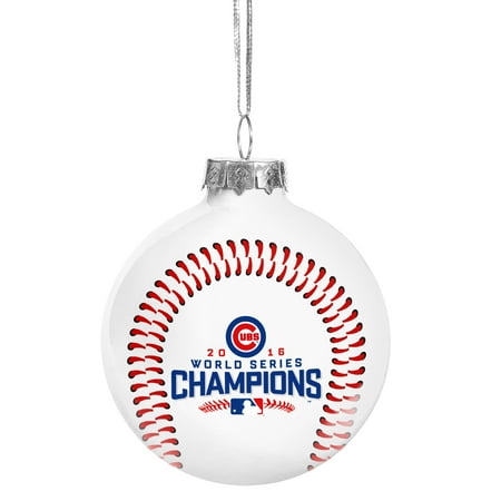 Chicago Cubs World Series 2016 Champions MLB Holiday Christmas Chicago Cubs World Series 2016 Champions MLB Holiday Christmas Ornament Glass Ball by Forever Collectibles 963868 - Chicago Cubs World Series 2016 Champions MLB Holiday Christmas
