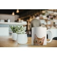 thumbnail image 6 of WIRESTER 11 Oz Ceramic Tea Cup Coffee Mug, Orange Tabby Kitten Cat, 6 of 7