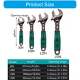 thumbnail image 3 of 8/10/12/15inch Professional Adjustable Wrench Multi-function Long Handle Large Open Monkey Spanner Tool, 3 of 9