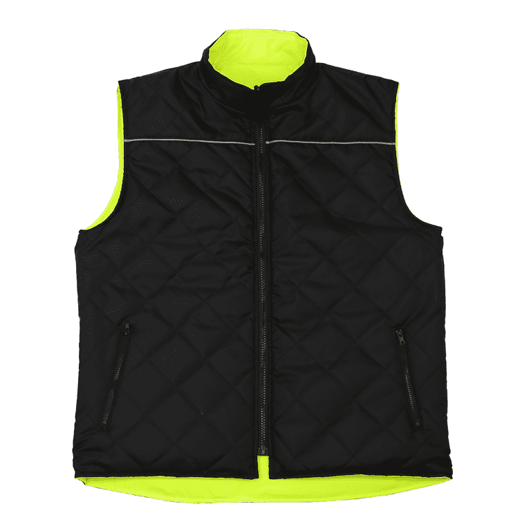 JORESTECH Hi-Vis Reversible Insulated Safety Vest, Two-Toned, ANSI