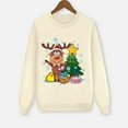 thumbnail image 2 of Fiaer Christmas Family Sweatshirts Matching Trendy Plus Size Xmas Pullover Crew Neck Loose Fit Funny Graphic Holiday Tops Kid XL, 2 of 4