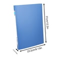 thumbnail image 4 of WWW 50% Off Clearance Office&Craft&Stationery A4 Storage File Box Plastic Archives Case With Lid 3in Thick Folder Organizer Document Storage Box For Shool Home Supplies Blue 1 Pack, 4 of 5