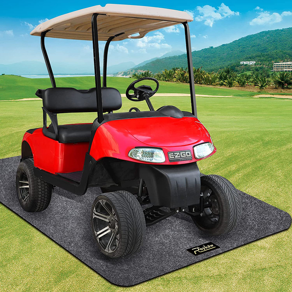 Golf cart parking mat Garage mat for Ezgo, Club Car, Yamaha, Icon