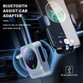 thumbnail image 4 of Adaptador Bluetooth 5.3 AUX para Coche Receptor de Audio Bluetooth Adaptador de Música para Coche con Cancelación Micrófonos Incorporados Manos Gris Plateado, 4 of 5