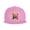 Pink, variant on Snapback Hat Arizona Flag Logo Flat Brim Adjustable Baseball Cap for Men Women Trucker Hat Pink
