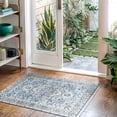 thumbnail image 3 of Bloom Rugs Washable Non-Slip 2x3 Rug - Navy Blue Traditional Oriental Area Rug for Living Room, Bedroom, Dining Room, and Kitchen - Exact size: 2' x 3', 3 of 10