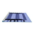 thumbnail image 2 of Ahgly Company Machine Washable Indoor Rectangle Abstract Blue Contemporary Area Rugs, 7' x 10', 2 of 4