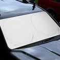 thumbnail image 4 of JLNFYA Windshield Sun Shade,Car Accessories,Sun Reflector for Car Windshield,Mirrors Cut-Out Design,Blocks UV Rays Sun Visor Protector - Keeps Your Vehicle Cool, 4 of 5