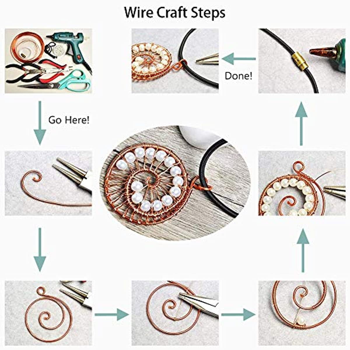 10Colors 650 Feet Aluminum Wire 12 15 18 20 Gauge Bendable Metal Craft Wire Flexible Sculpting Beading Wire for DIY Wrapped Jewelry Manual Arts Making Rainbow Projects