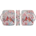 thumbnail image 2 of ZUXONGSY Cardinal Cherry Blossom Print Bible Cover Case for Women Lightweight Bible Carrier Sturdy Scripture Bag with Handle Christian Gift for Work, 2 of 7