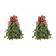 thumbnail image 1 of Corona Navidad Hecha A Mano Con Lazo Y Guirnalda Flores (B, 1 of 4