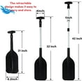 thumbnail image 2 of Telescoping Boat Paddle Collapsible Oar for Boat 21'' - 42'', Collapsible Paddle for Boat Kayaking Rafting Jet Ski Canoe Outdoor Kayak Water Sports and Safety Boat Accessories 2 Pack, 2 of 7