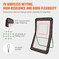 thumbnail image 4 of KFFKFF Lacrosse Rebounder for Backyard, 4x7 Ft Volleyball Bounce Back Net, Pitchback Throwback Baseball Softball Return Training Screen, Adjustable Angle Shooting Practice Training Wall with Target, 4 of 9