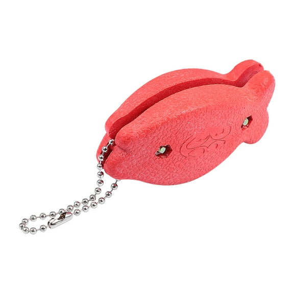 Masteelf Red Portable Ice Skate Sharpener with White Sandstone for All Ice Skates Adjustable by Screw