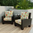 thumbnail image 2 of Jordan Manufacturing 46.5" x 24" Valeda Breeze Multicolor Floral Rectangular Outdoor Deep Seat Chair Cushion Set with Welt, 2 of 11