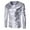 Silver, variant on Mens Metallic Shiny Long Sleeve T-shirt Top Slim Fit V Neck Blouse Gold XL
