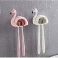 thumbnail image 3 of Soporte para cepillo de dientes BRI Flamingo montado en la pared, 3 of 5