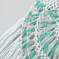 thumbnail image 4 of JIAYUE Womens Swimsuit Cover-Ups Deep V Neck Sleeveless Above Knee Sexy Pure Color Crochet Hollow Tassel Beach Spaghetti Strap Bathing Suit Cover Up Top, 4 of 5