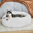 thumbnail image 4 of Cama para Perros Bedsure Calmante Tipo Dona Lavable para Perros Grandes Gris, 4 of 6