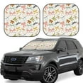 thumbnail image 1 of Saiise Colorful Bow Knots1 for Foldable Car Sun Shades (2-Pack) Offer Sun Protection with an Easy-fold Design for Convenient Windshield Shading-Small, 1 of 6
