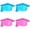 Sky Blue*2+Pink*2, variant on 2 Pack Shiny Glossy PhD Graduation hat Shape Silicone Molds for DIY Craft Keychain Polymer Clay Mold Epoxy Pendant Resin Crafting Making Cake Decoration Fondant Mould